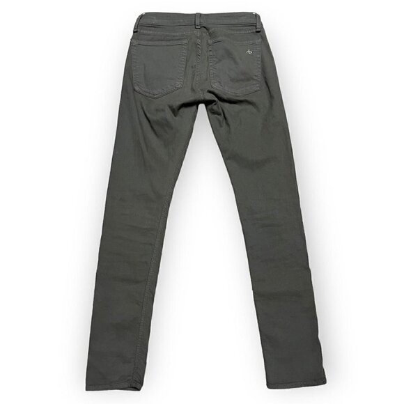 Rag & Bone New York Aged Sage Luxury Designer Stretch Skinny Jeans - 26x30 - Picture 3 of 4